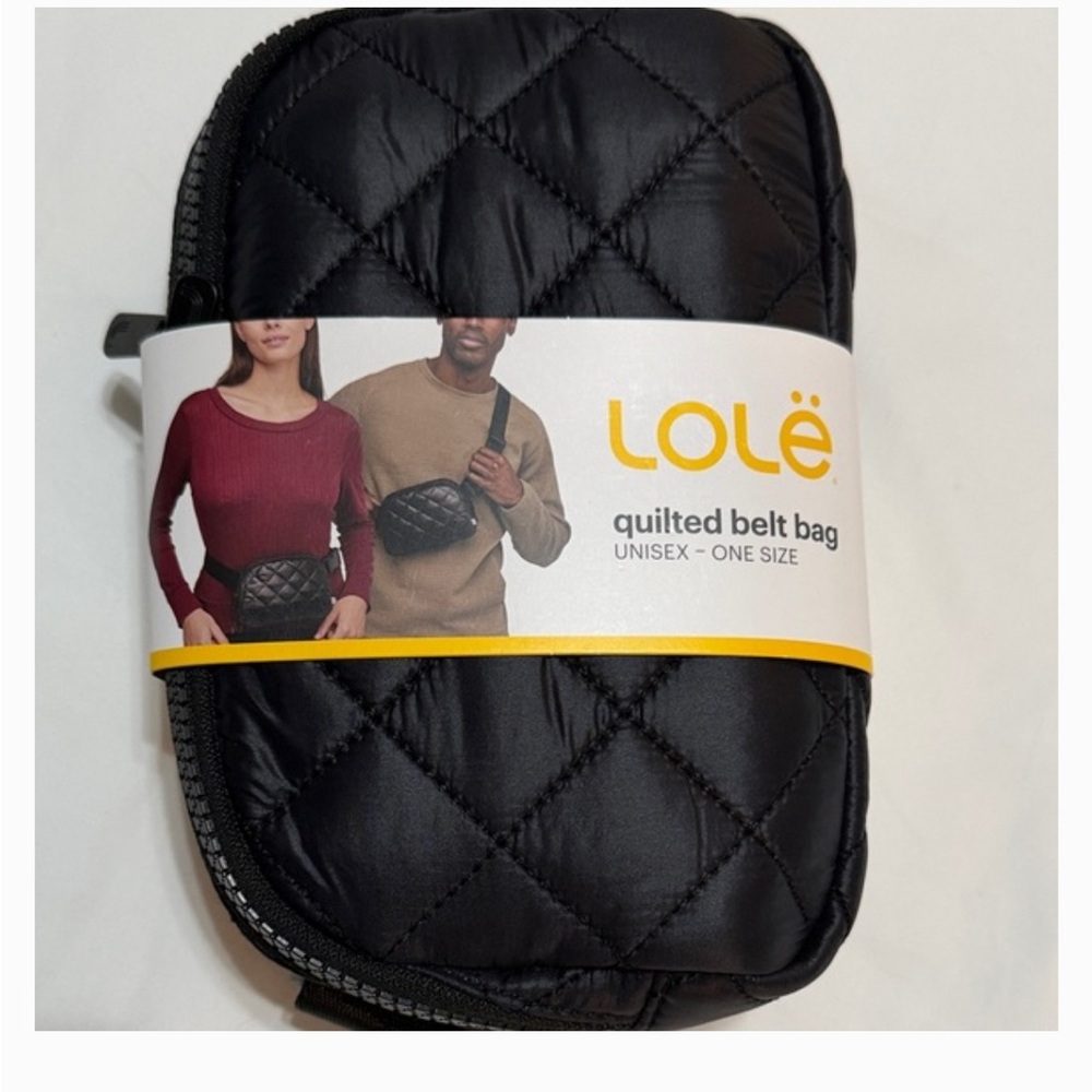 NWT lole quilted belt bag